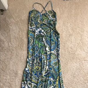 An Taylor LOFT Paisley Maxi Dress